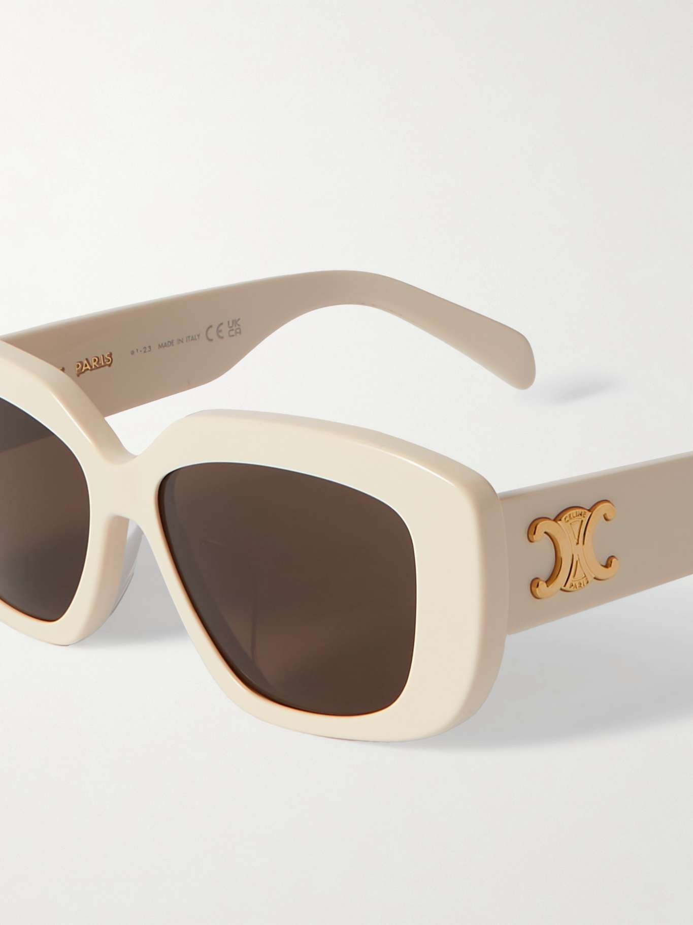 Rectangular-frame acetate sunglasses - 3