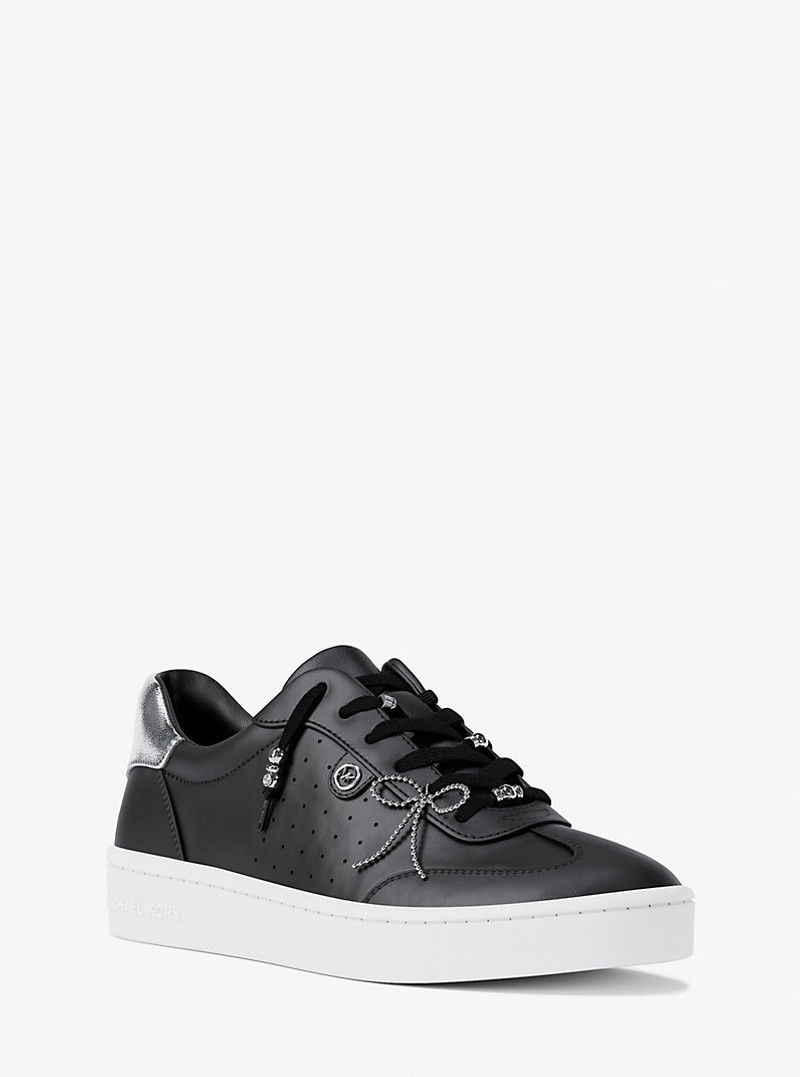 Scotty Embellished Leather Sneaker 1