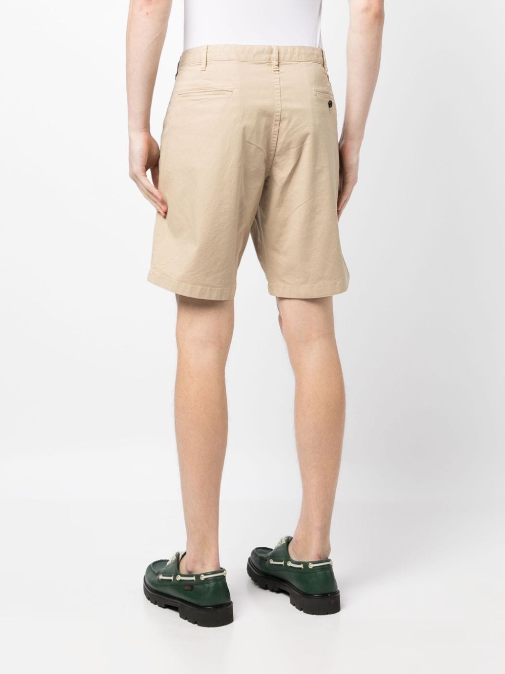 straight-leg chino shorts - 4