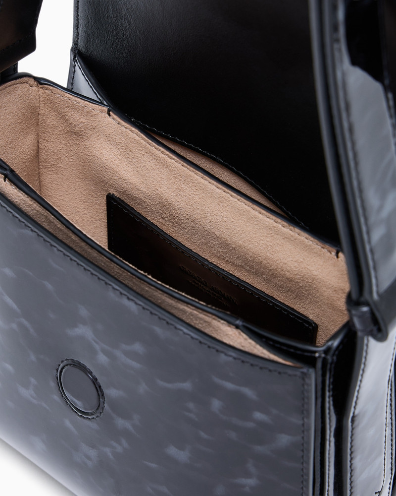 LA PRIMA BAG IN TORTOISESHELL PATENT LEATHER 4