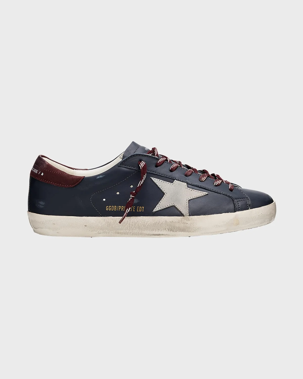 Men's Super-Star Leather Low-Top Sneakers - 1