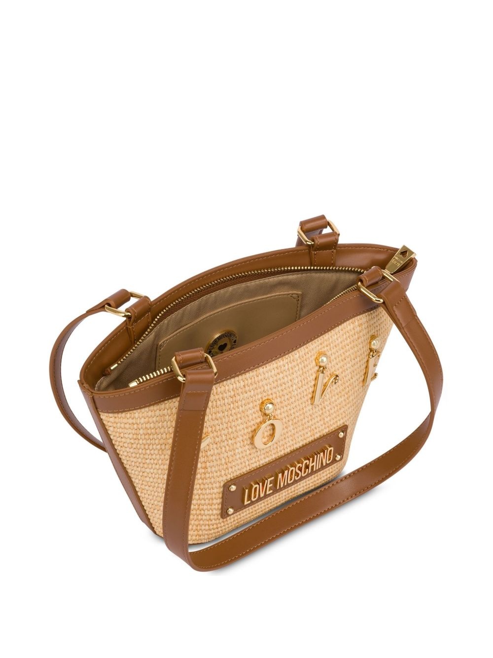 logo-lettering shoulder bag - 3