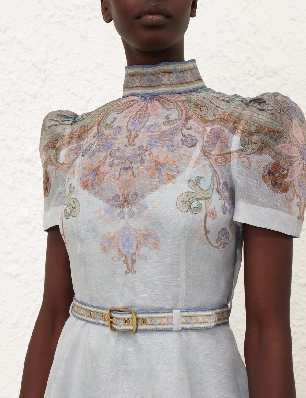 【Zimmermann】EDEN BELTED MIDI DRESS ハイネック ベルトミディ Zimmermann - Eden Belted Midi – Outfit Of the Day