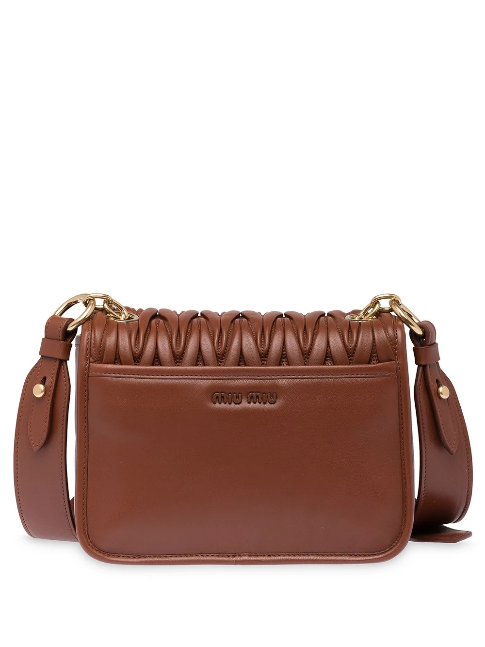 nappa leather shoulder bag - 2