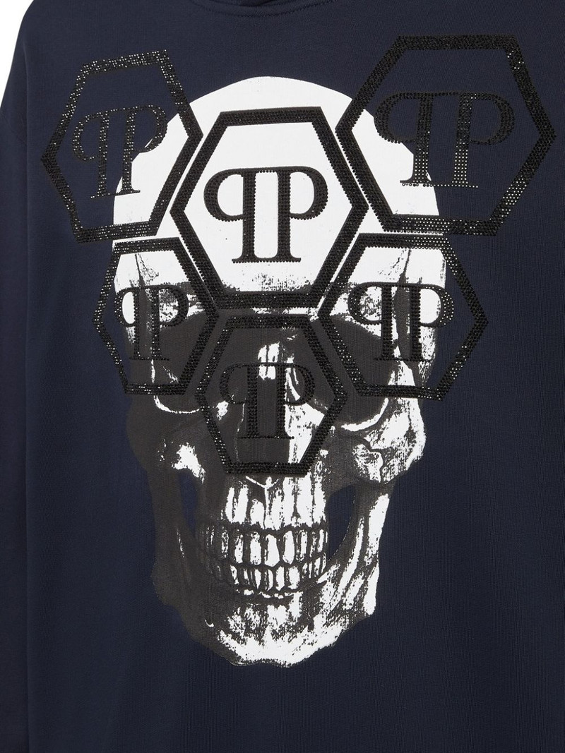 PHILIPP PLEIN Skull long-sleeve hoodie outlook