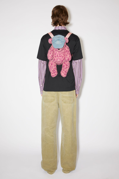 Acne Studios Teddy backpack - Pink outlook