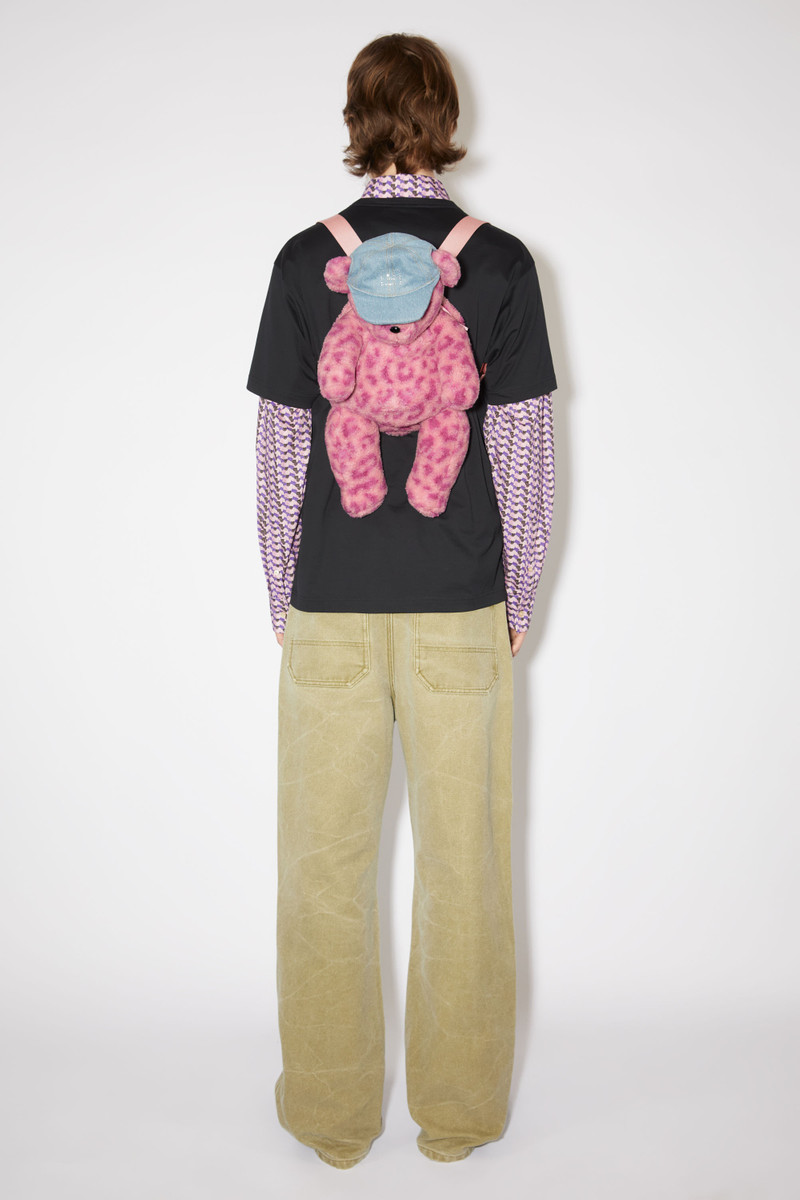 Acne Studios Teddy backpack - Pink outlook