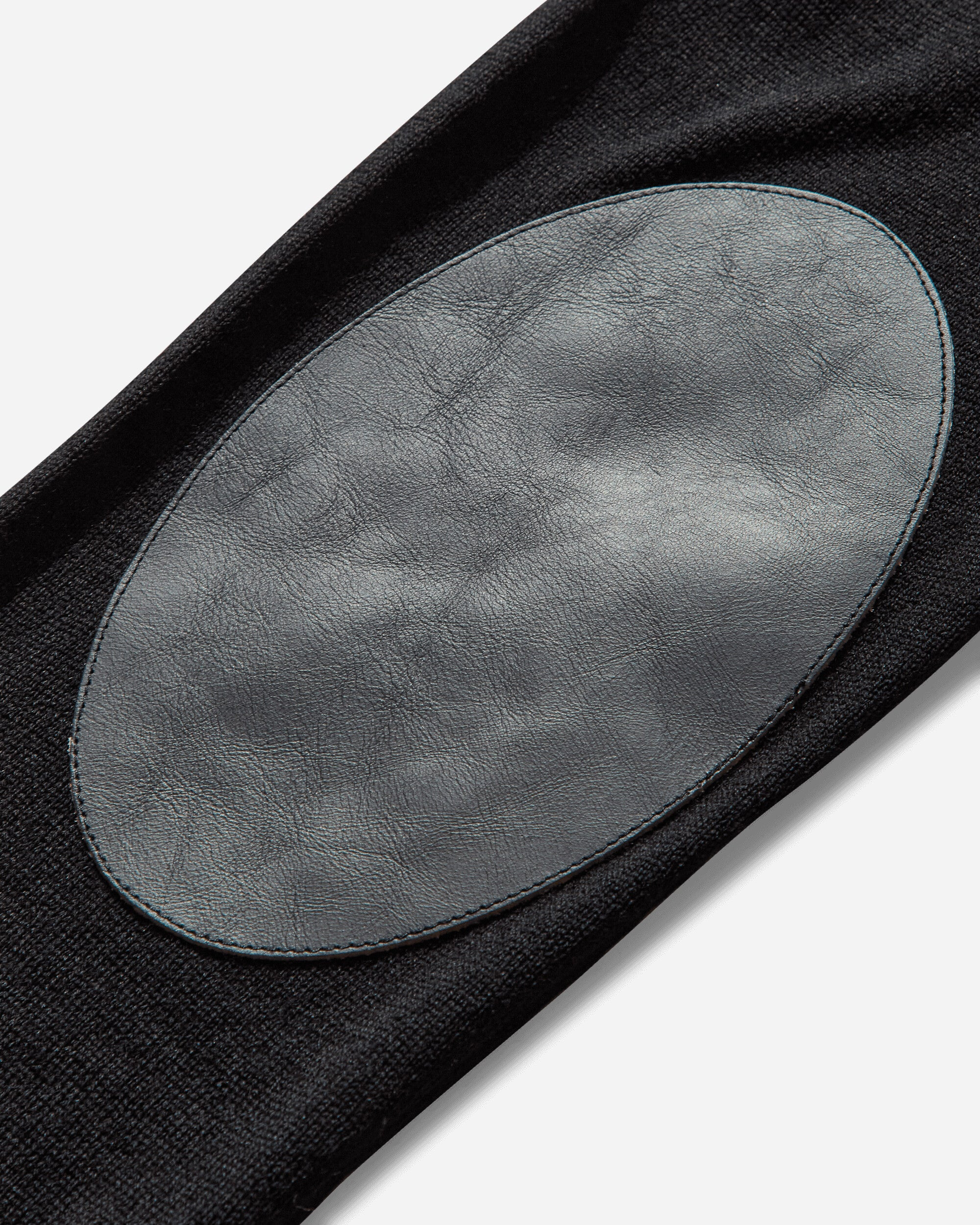Men's Elbow Patch Turtleneck Sweater Black - 4