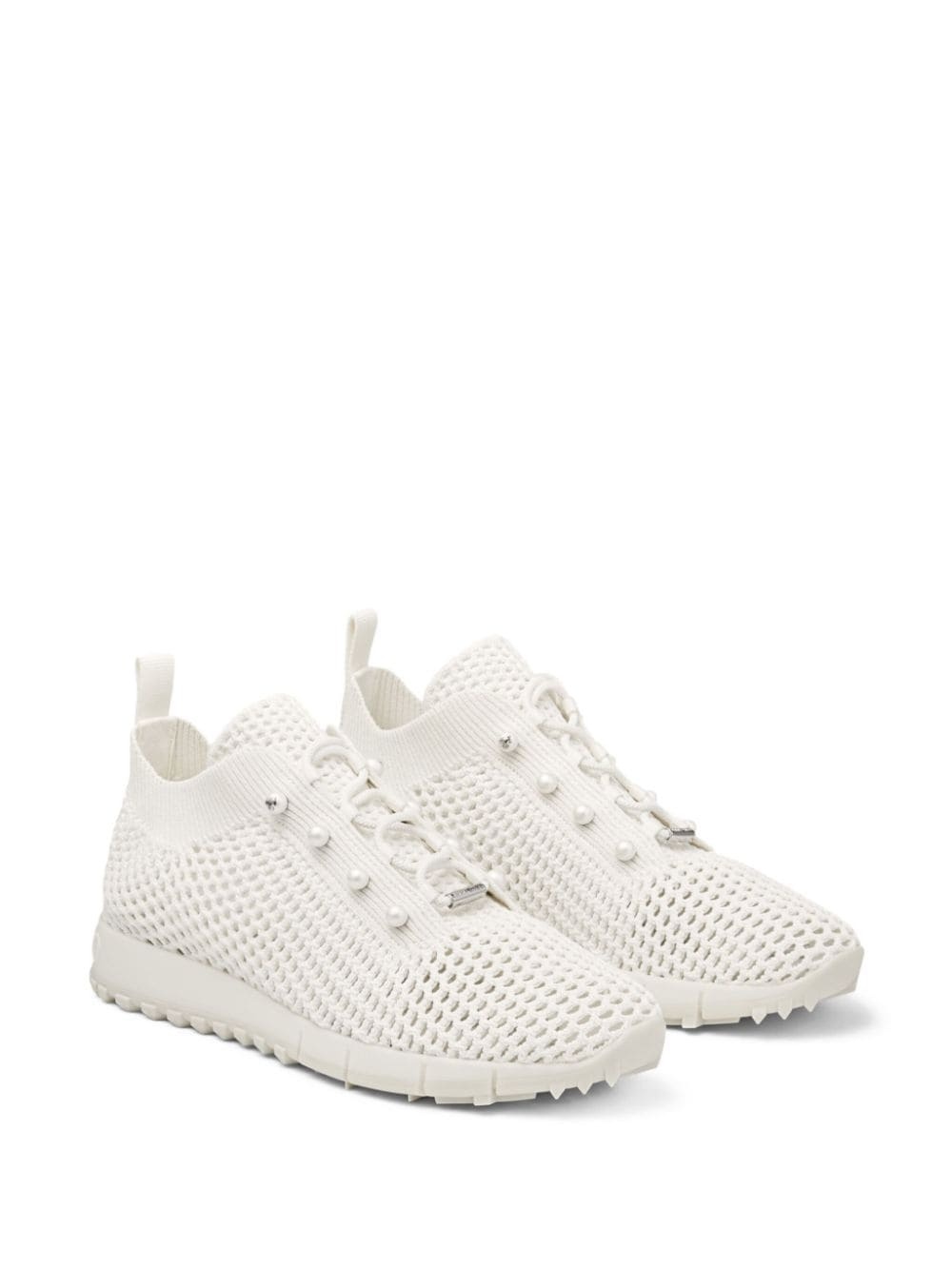 Veles pearl-embellished sneakers - 2