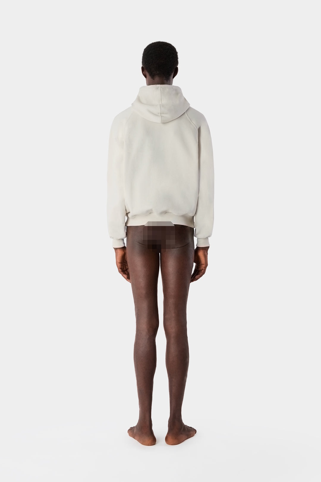 SMALL LOGO HOODIE / silver birch - 6