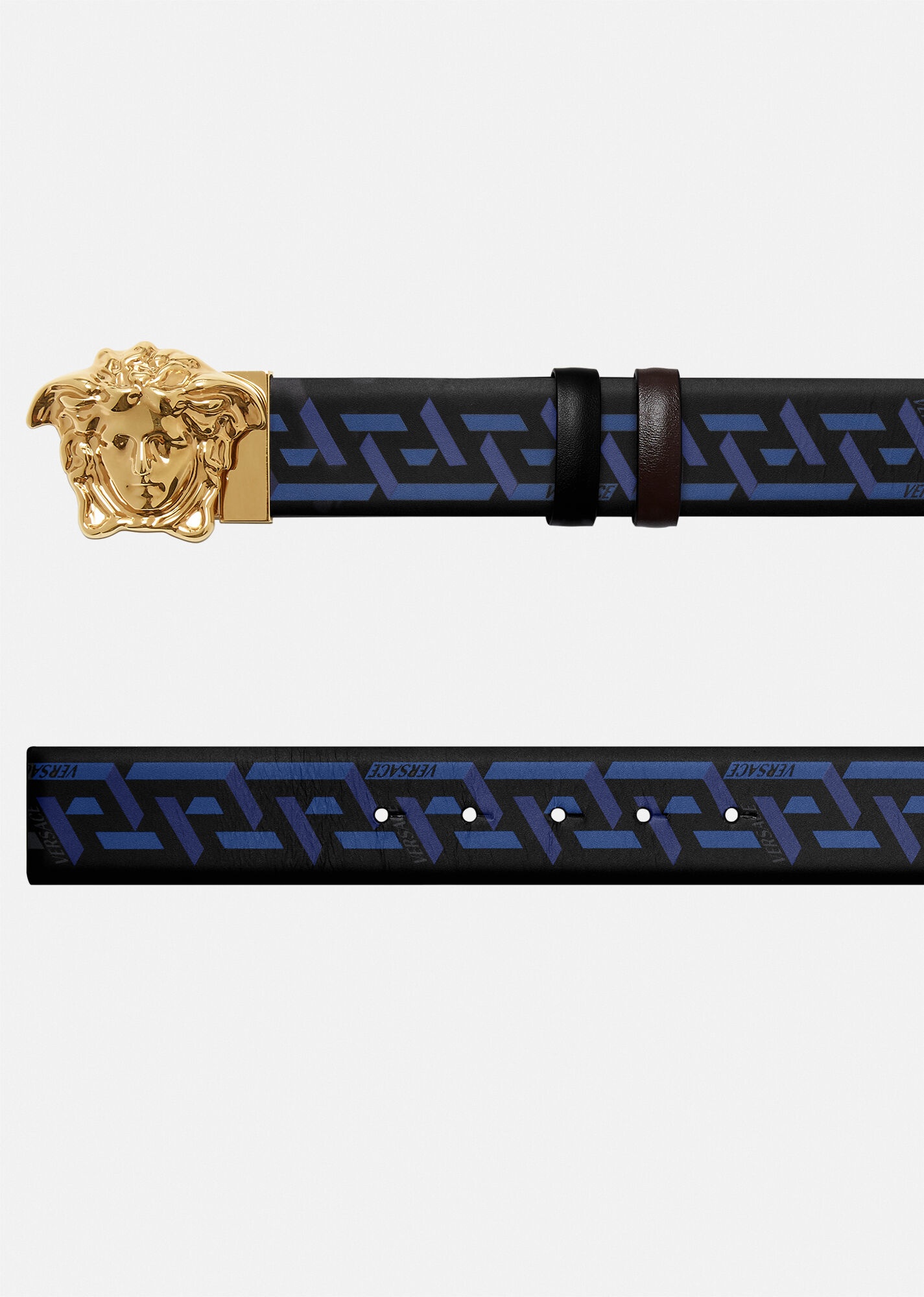 La Medusa La Greca Print Belt - 4