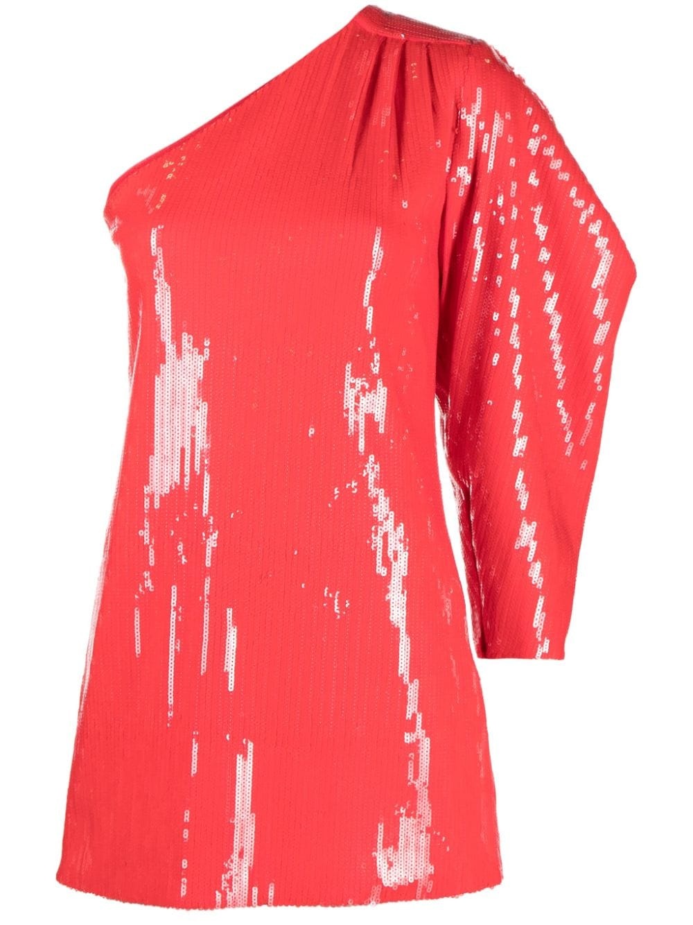 Roely sequin-embellished one-shoulder dress - 1