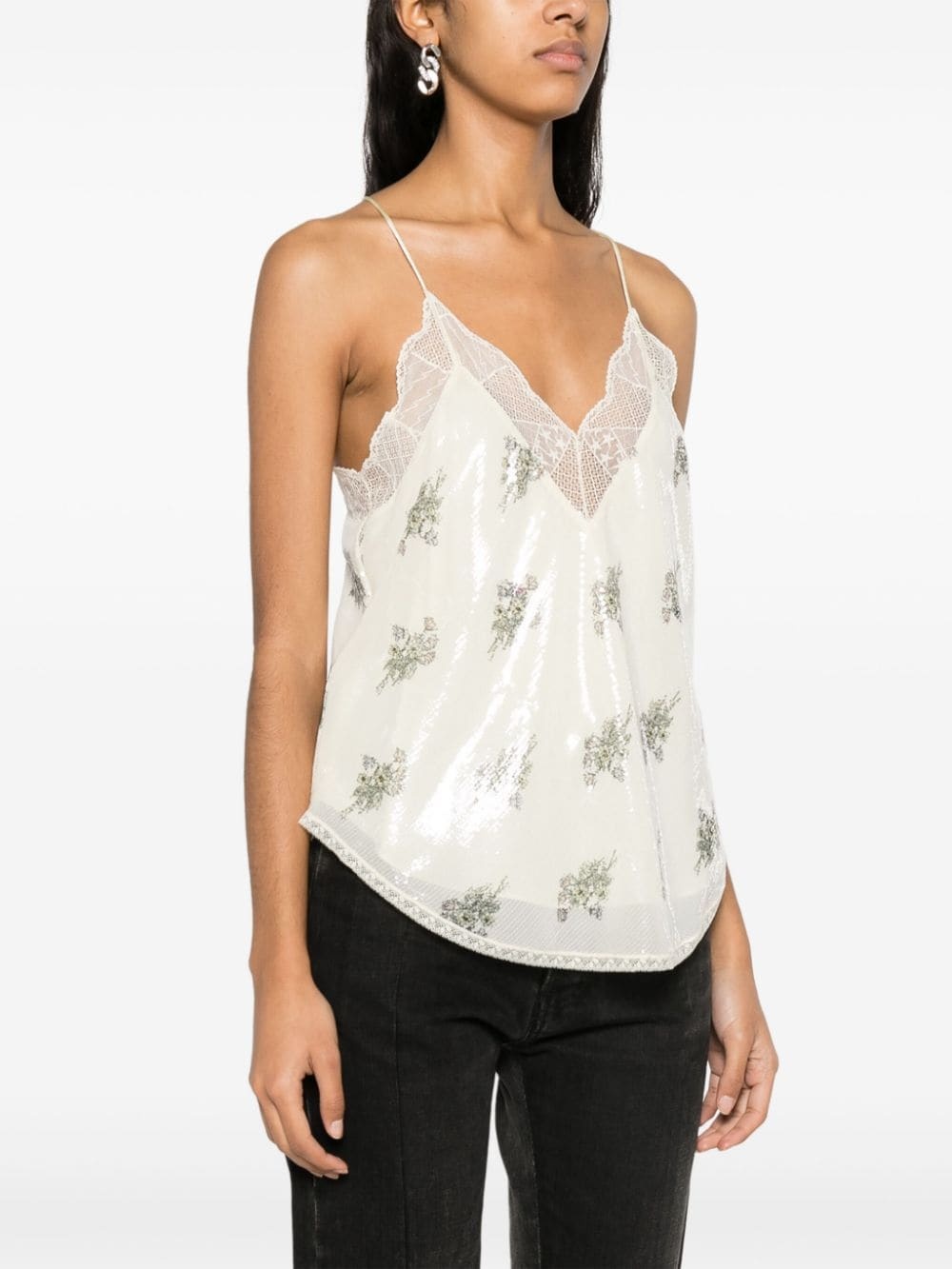 Christy sequin-embellished top - 3