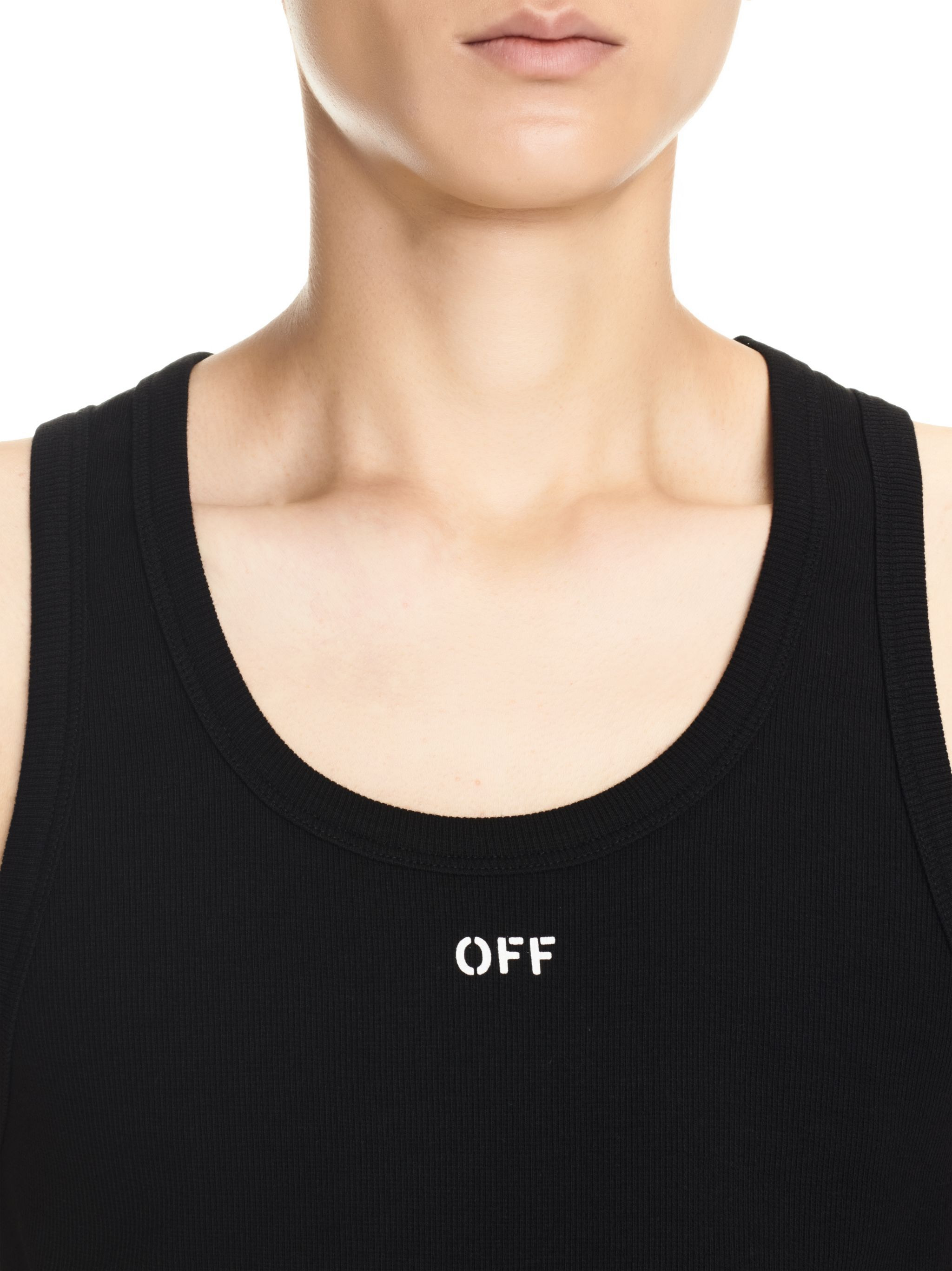 Off Stamp Rib Tanktop - 6