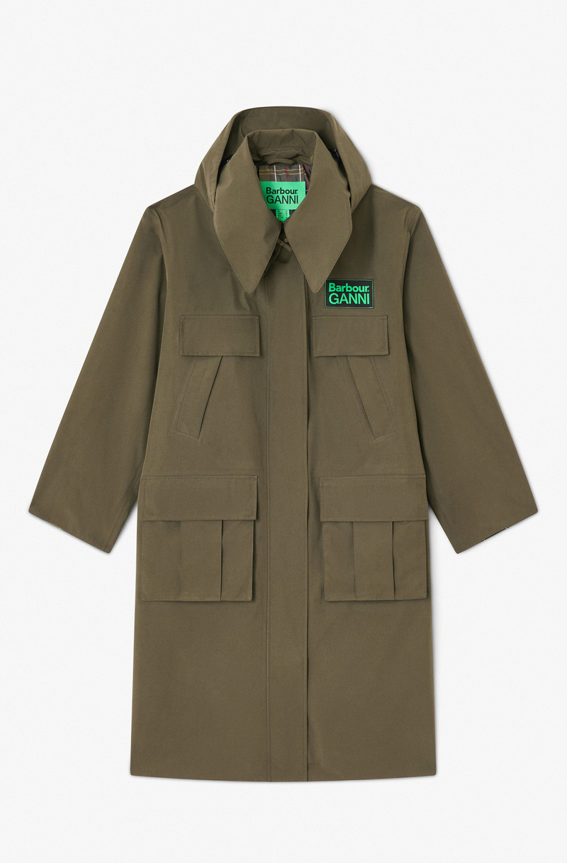 LONG COAT IN GREEN 6