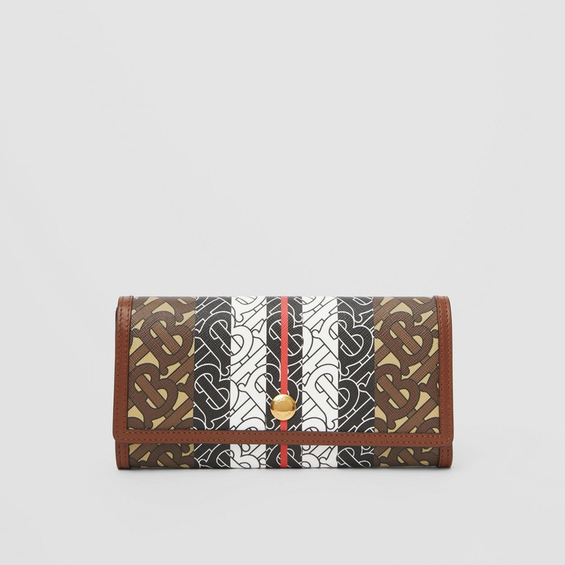Monogram Stripe Continental Wallet 1