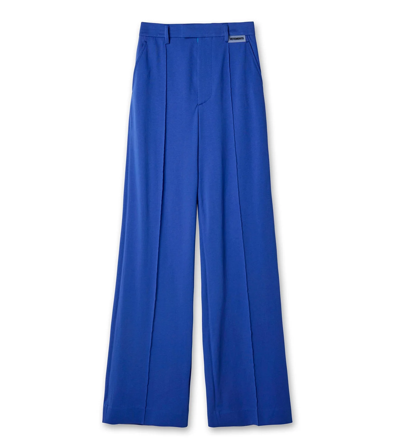 Womens Wide Leg Jersey Tailored Pant - 1