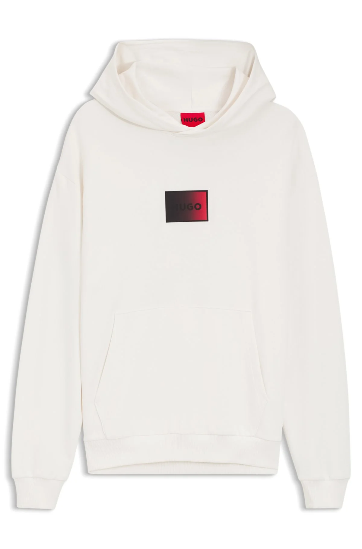 GRADIENT-LOGO HOODIE IN COTTON TERRY - 1