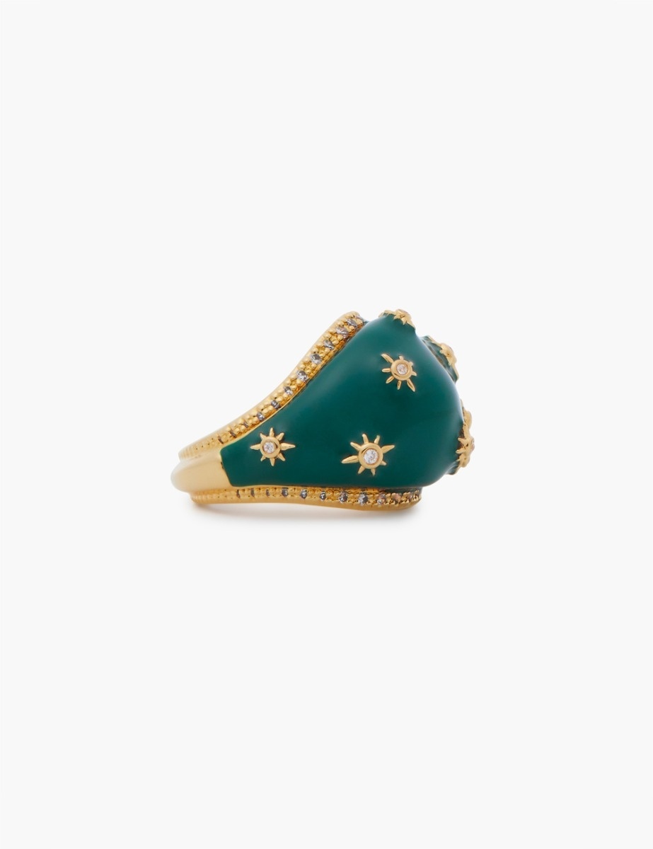 PEBBLE ENAMEL RING - 4
