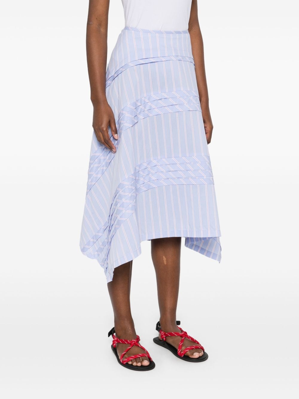striped midi skirt - 3