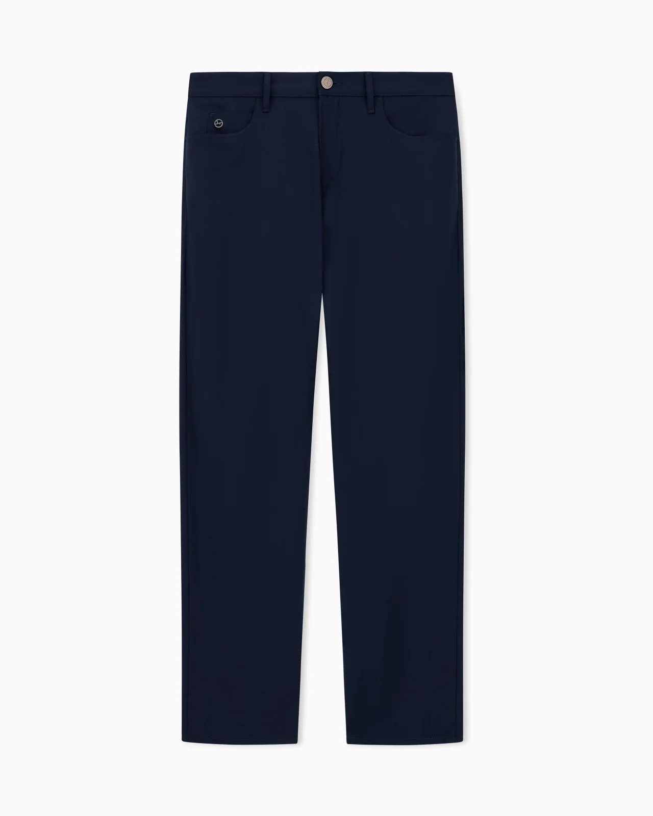 FIVE-POCKET WOOL TROUSERS - 1