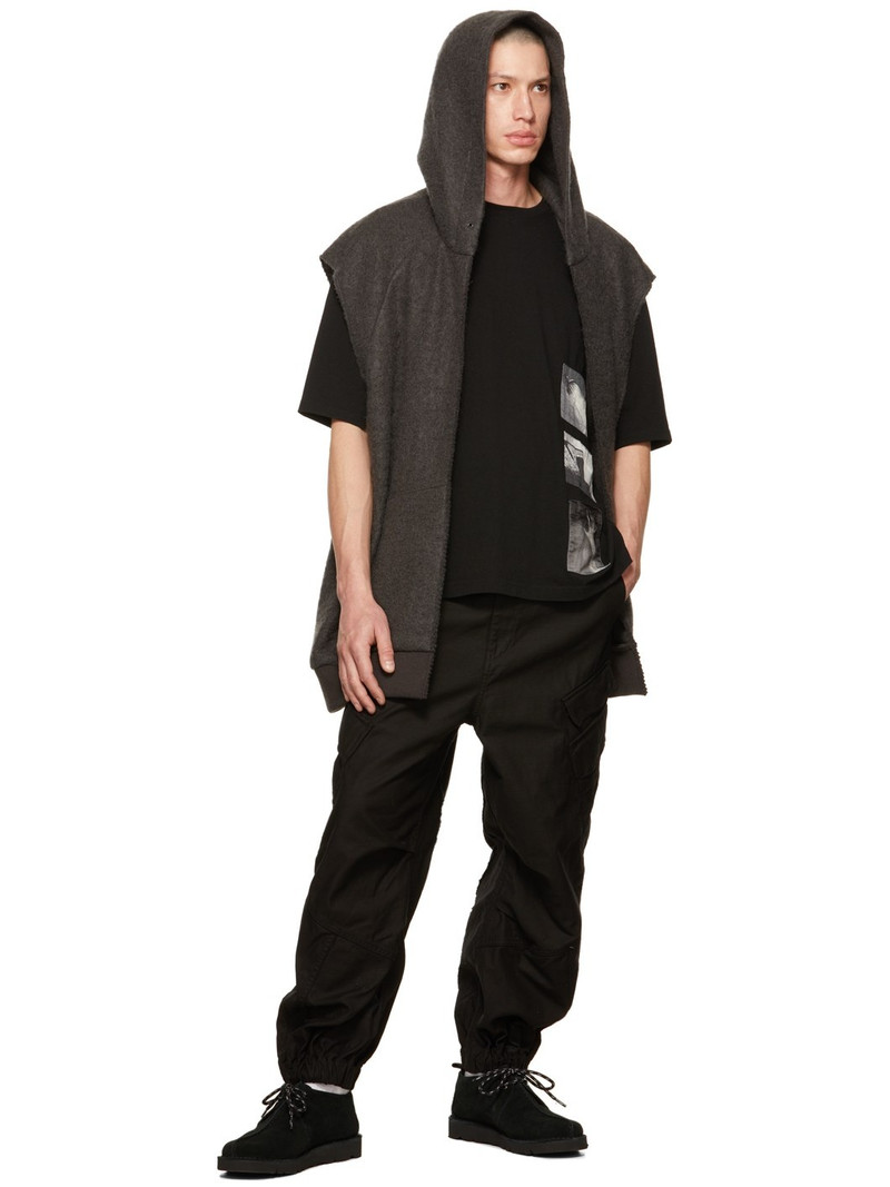 UNDERCOVER Black Embroidered T-Shirt outlook