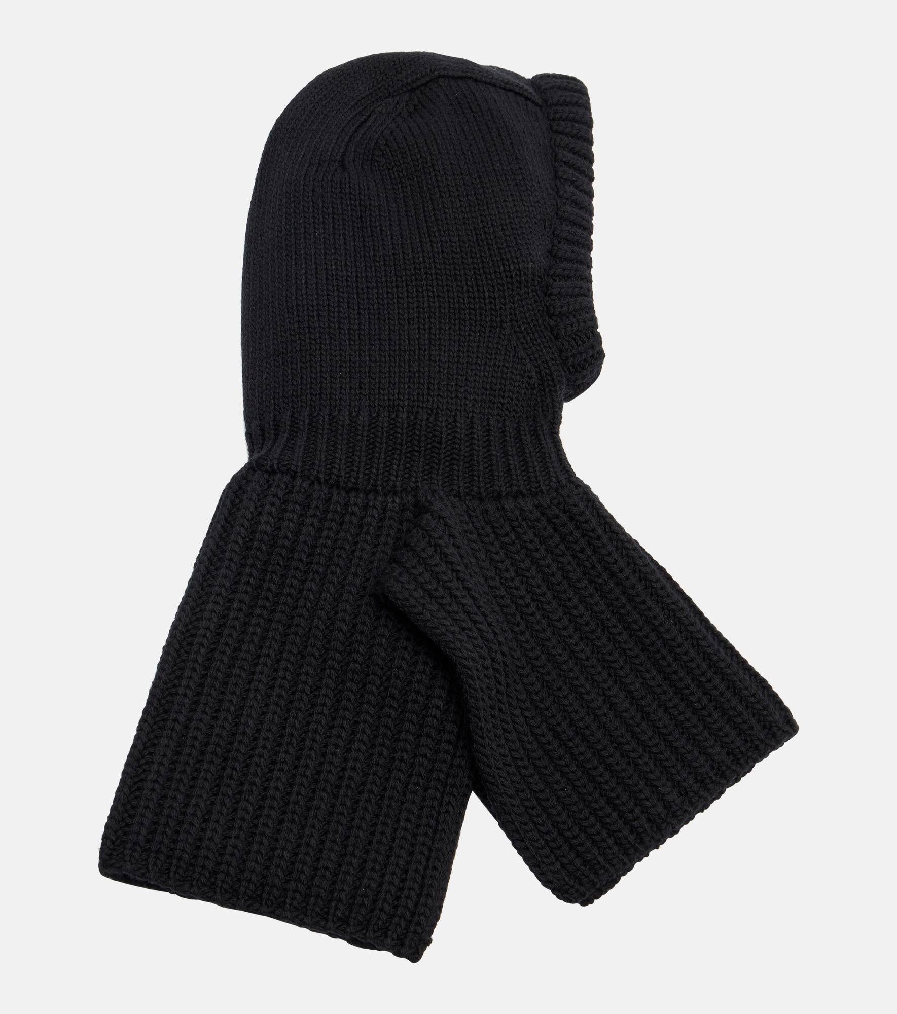 Ribbed-knit virgin wool ski mask - 4