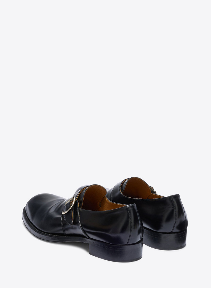 LEATHER MONK-STRAP SHOES 4