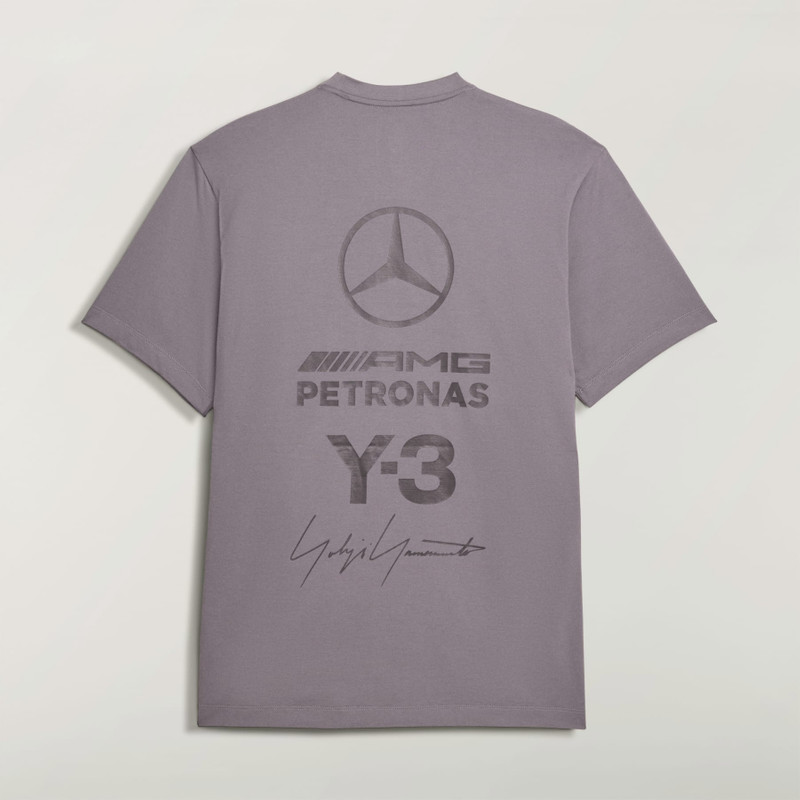 Y-3 MERCEDES LOGO STACK SHORT SLEEVE TEE 3