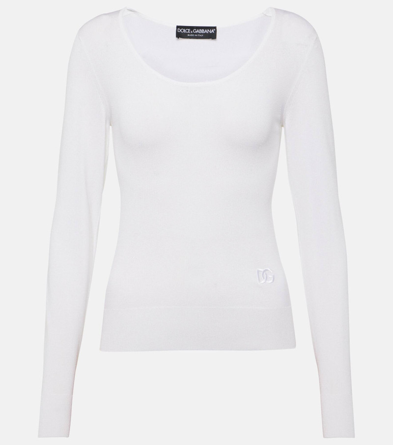Silk-blend sweater 1