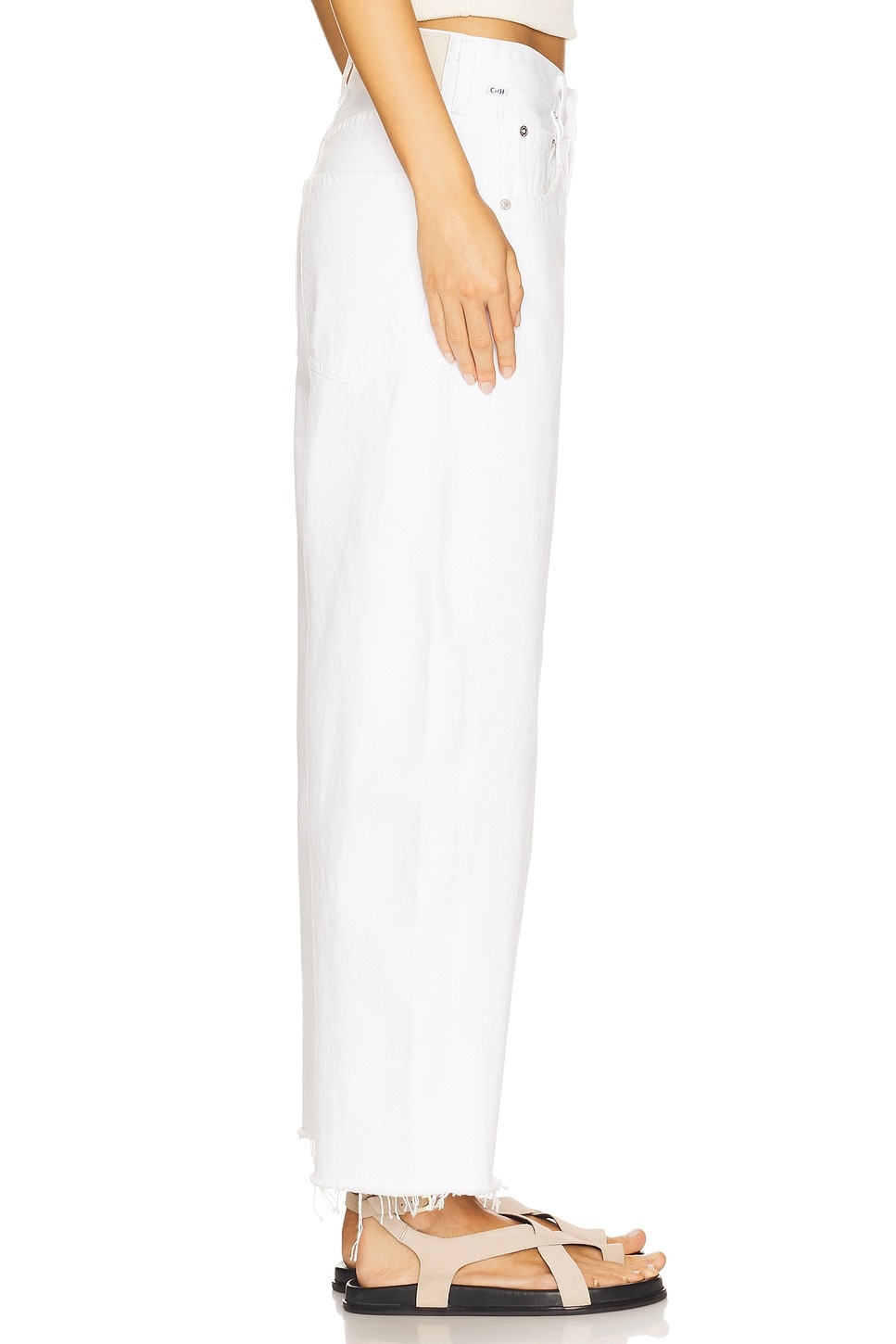 Ayla Undone Hem Crop - 3