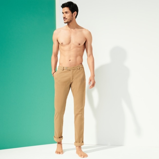 Men Chino Pants Micro Print - 3