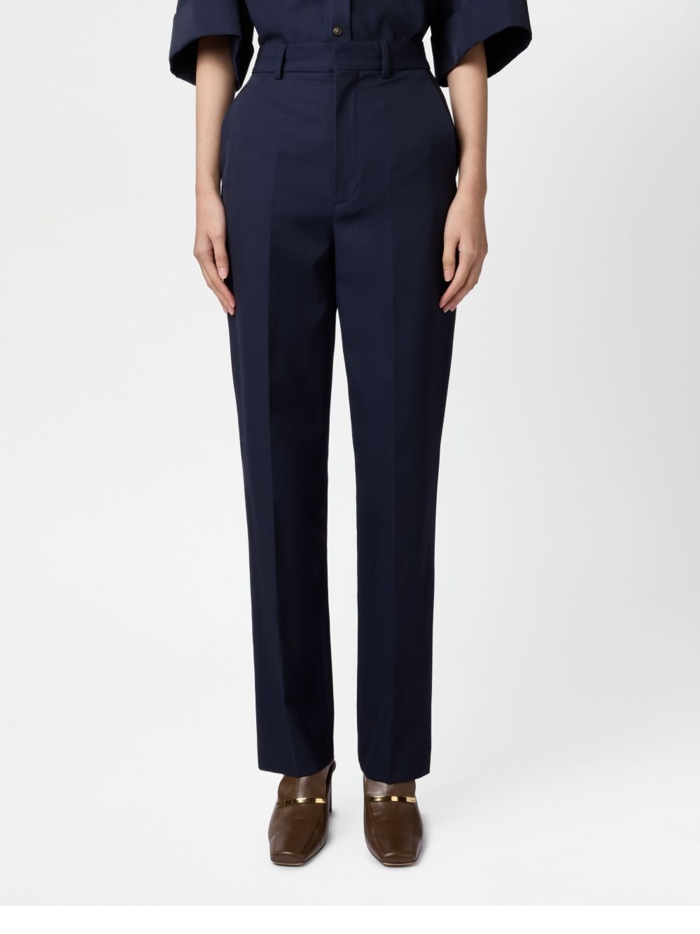 tailored straight-leg trousers - 3