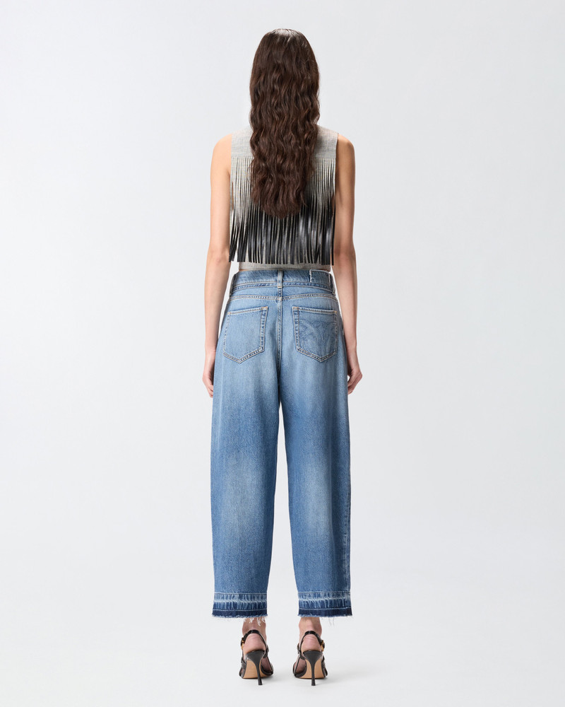 BALLOON JEANS WITH WORN EFFECT 5