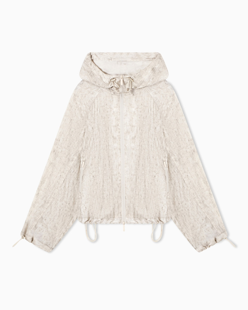 BLOUSON FLUID PRINT WITH MALDYED EFFECT 1