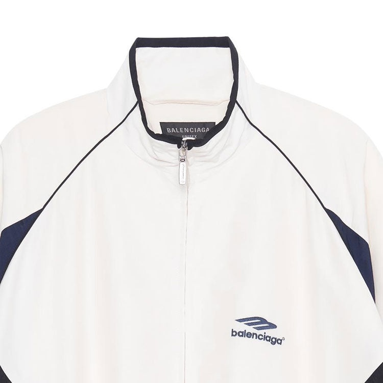 Balenciaga 3B Sports Icon Medium Fit Tracksuit Jacket 'White' 746483TOO489000 - 3