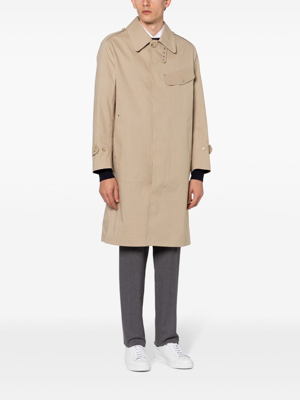 Gilston single-breasted coat - 3