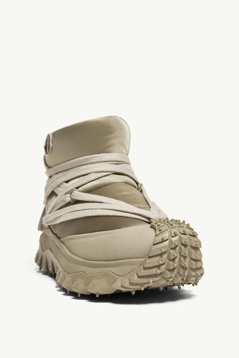 Moncler + Rick Owens Trailgrip Megalace Leather Boots 7