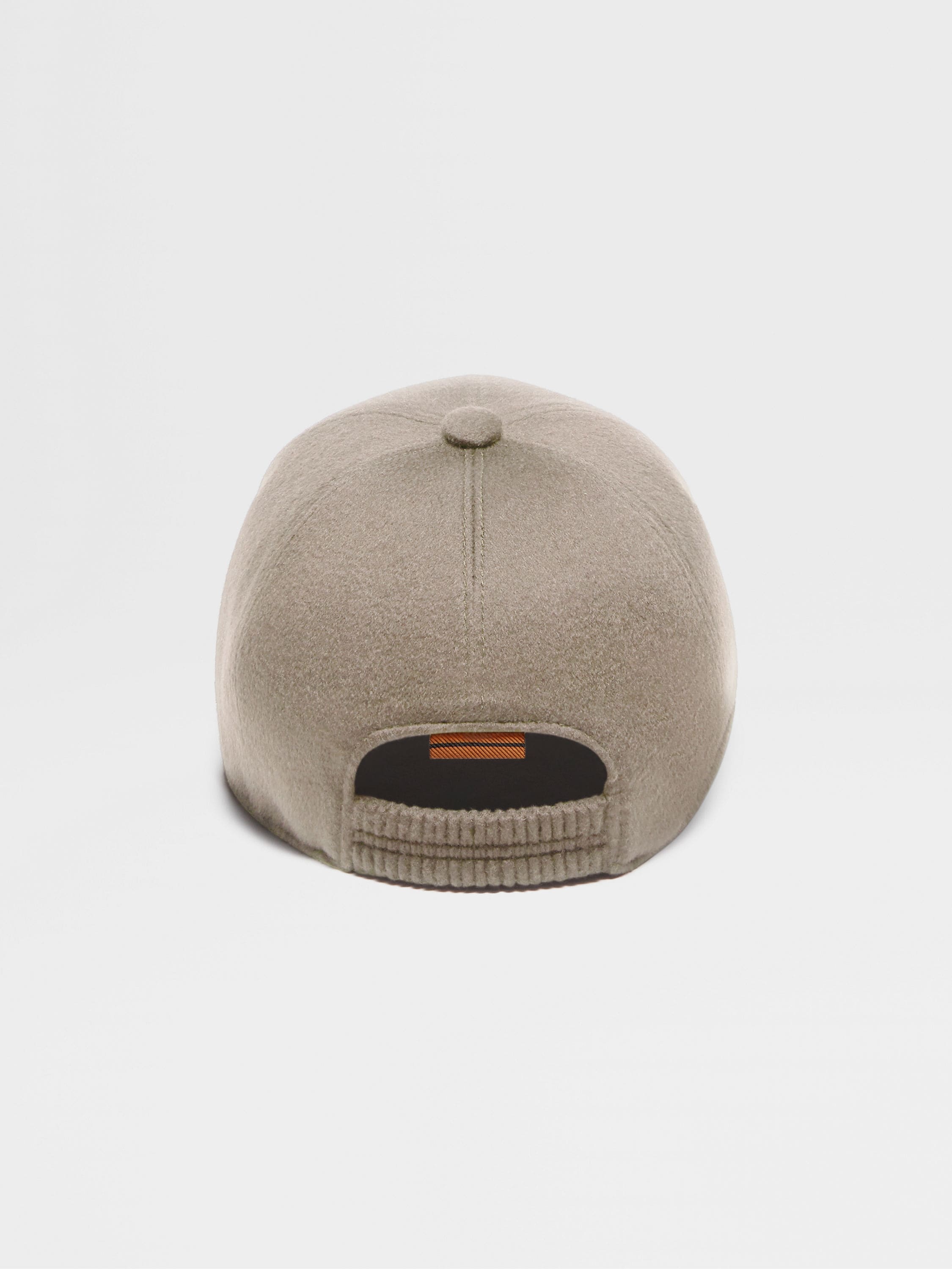 BEIGE OASI CASHMERE BASEBALL CAP - 3