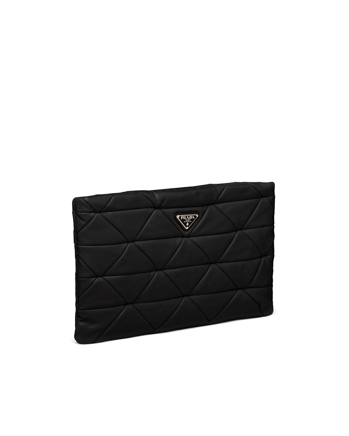 Prada System nappa  leather patchwork clutch - 3