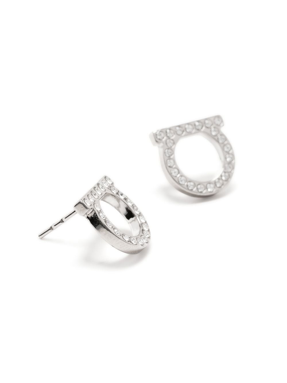 embellished Gancini earrings - 3