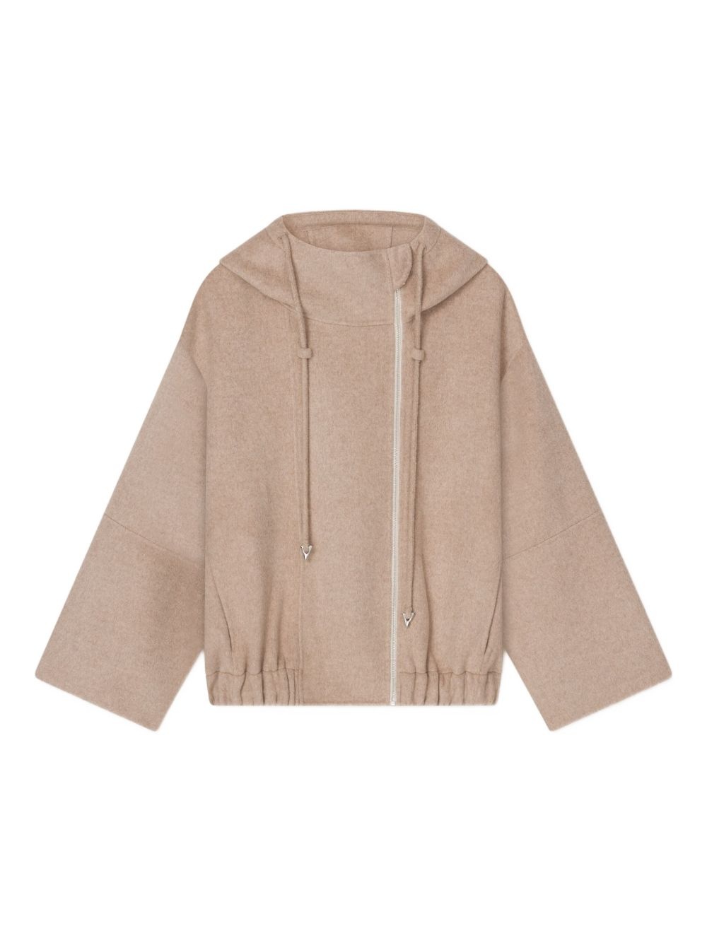 drawstring-hood jacket - 1