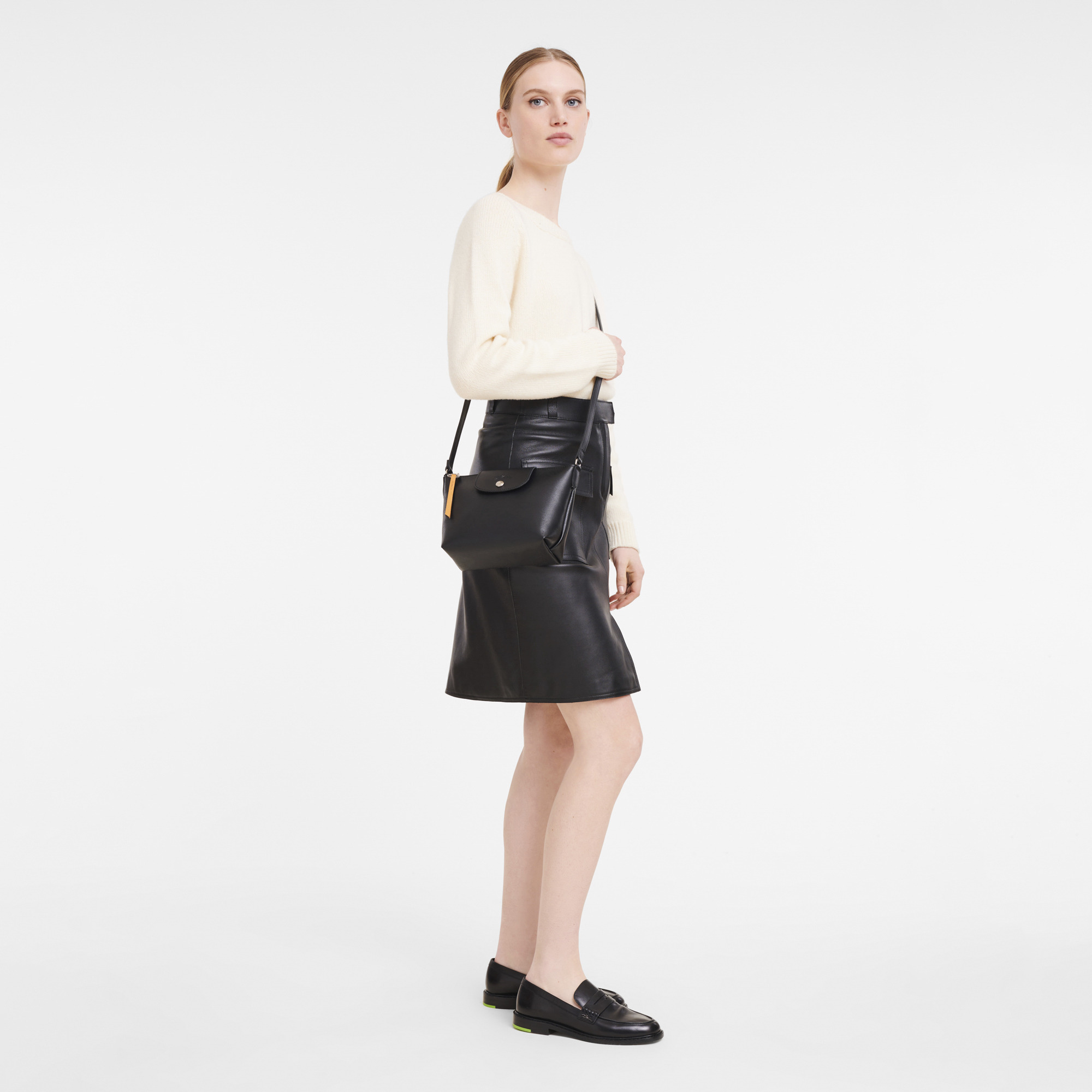 Le Pliage City XS Crossbody bag Black - Canvas - 2