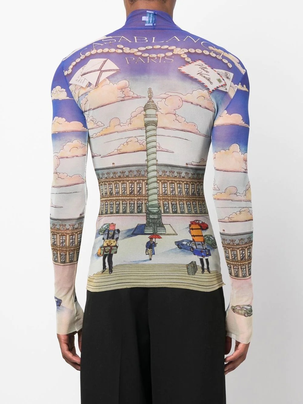 illustration-print top - 4