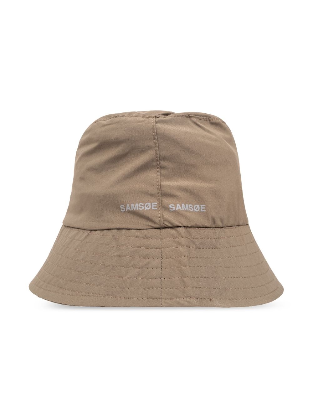 embossed-logo detail bucket hat - 2