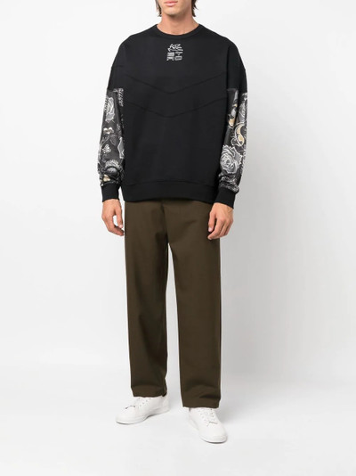 Etro floral-print long-sleeve sweatshirt outlook