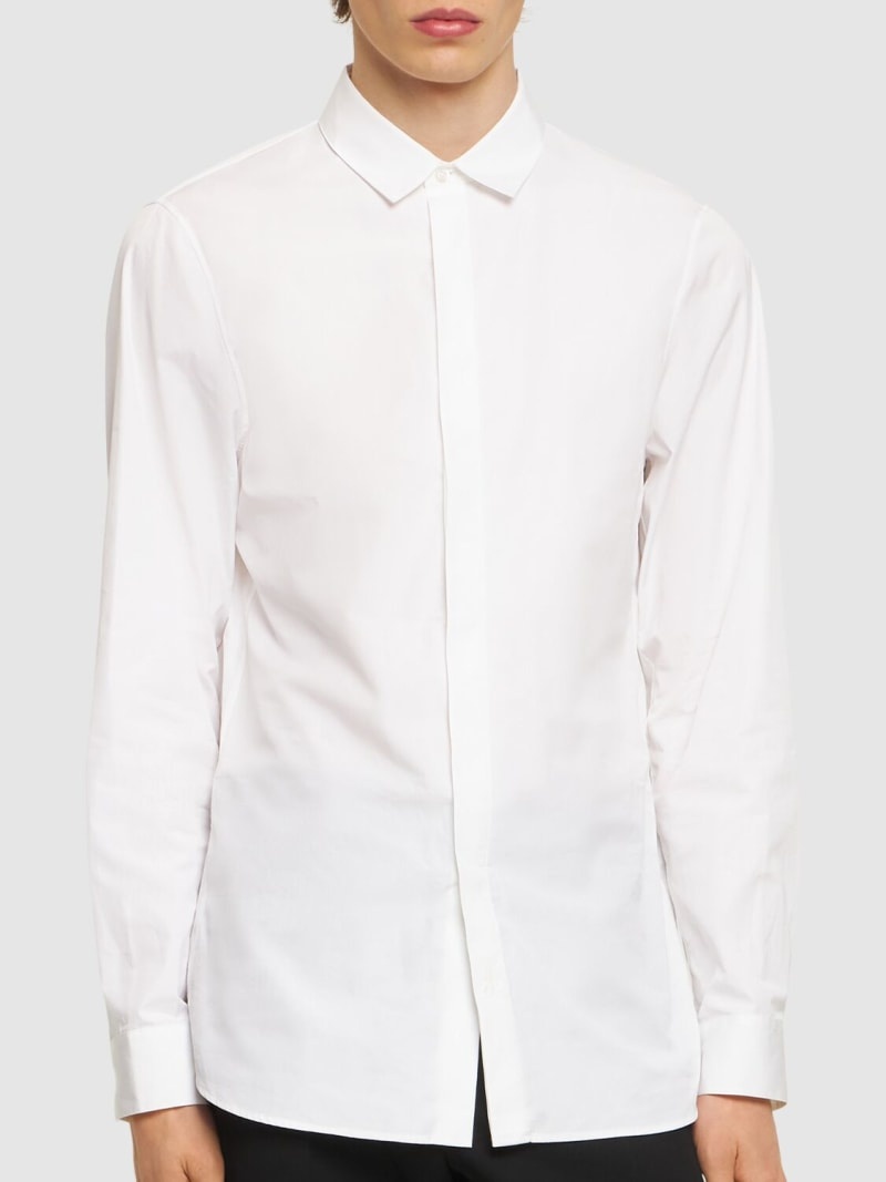 Organic cotton poplin shirt - 3