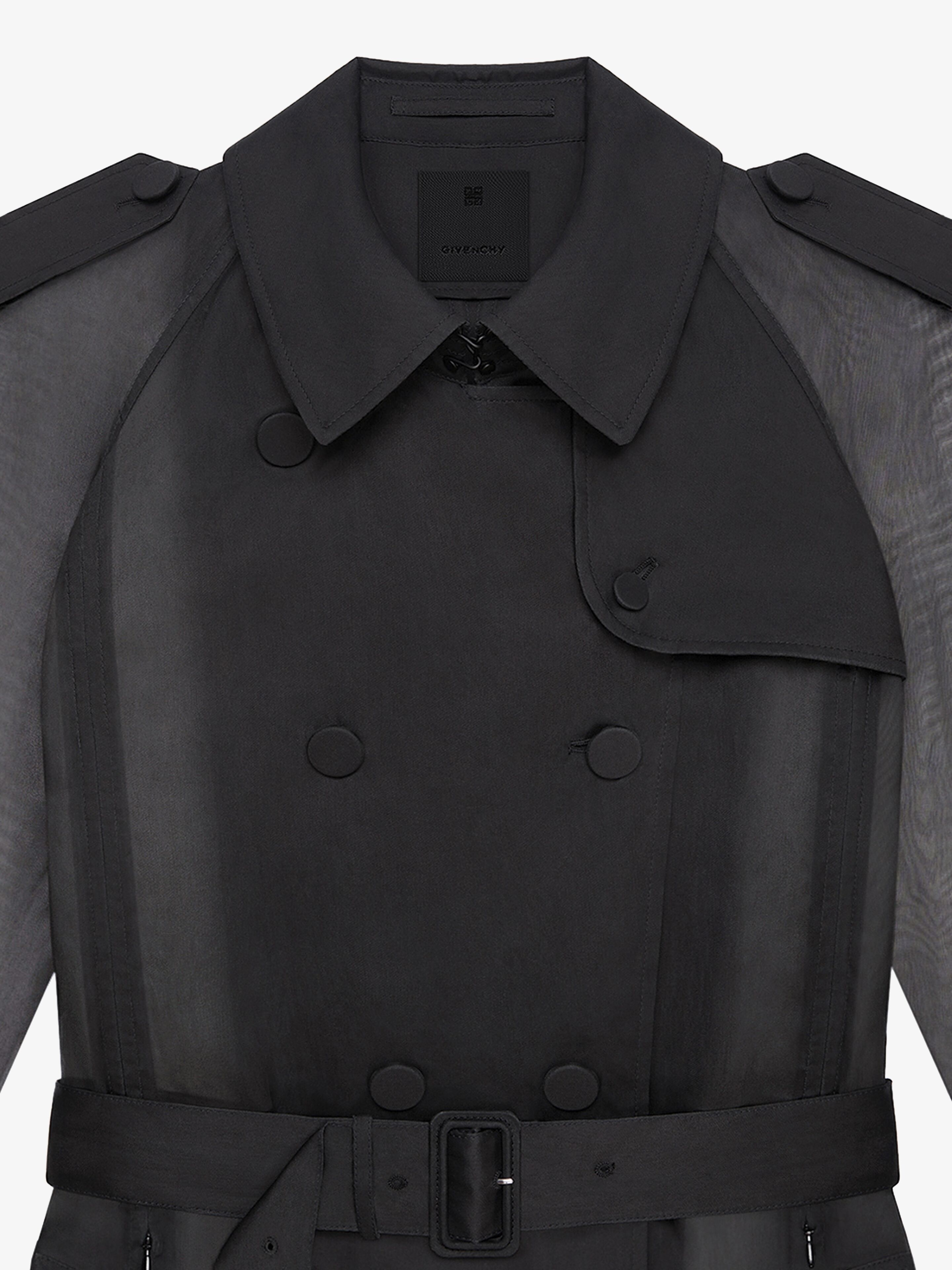 OVERSIZED TRENCH IN ORGANZA - 5