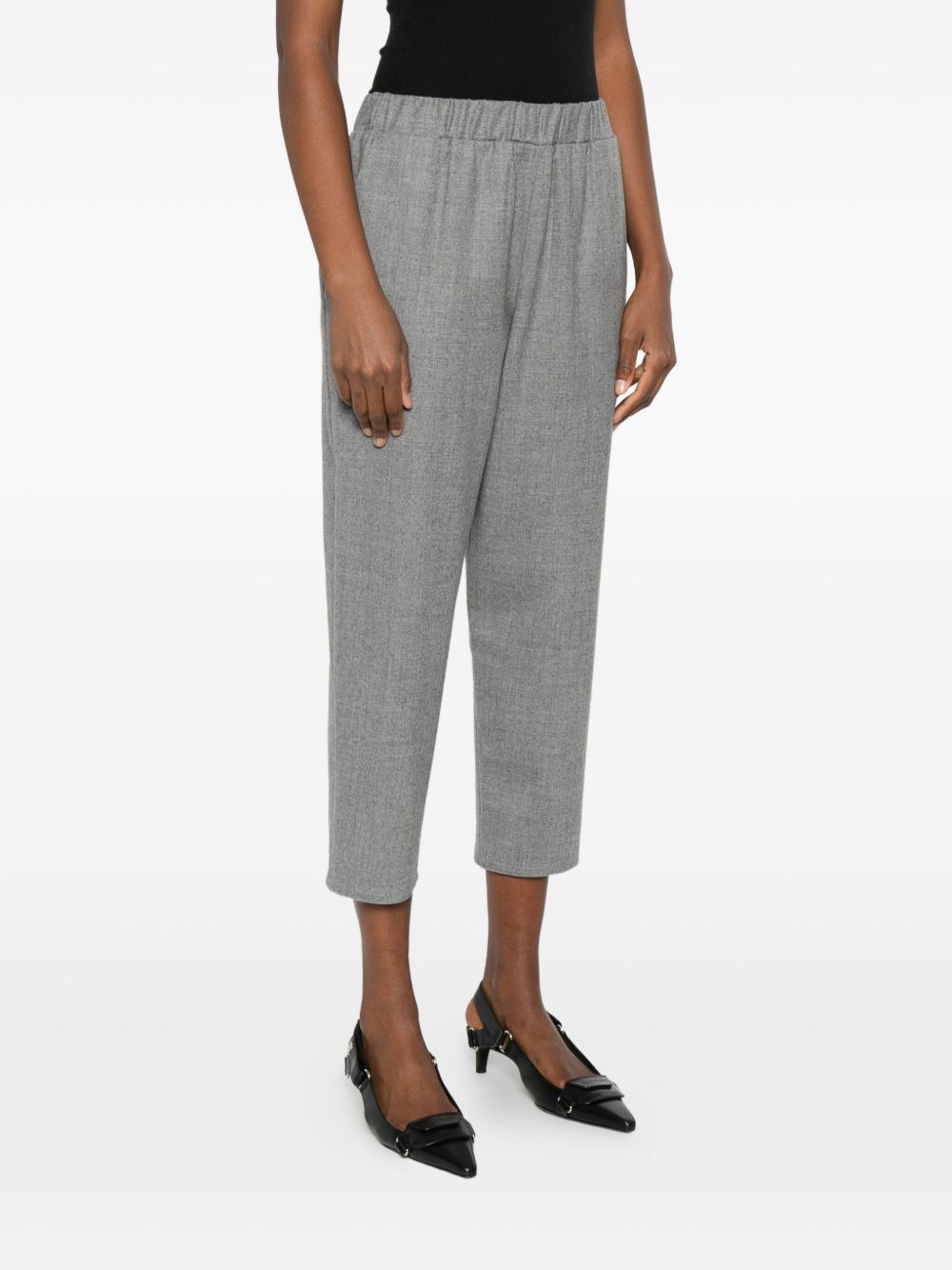 elasticated-waist trousers - 3