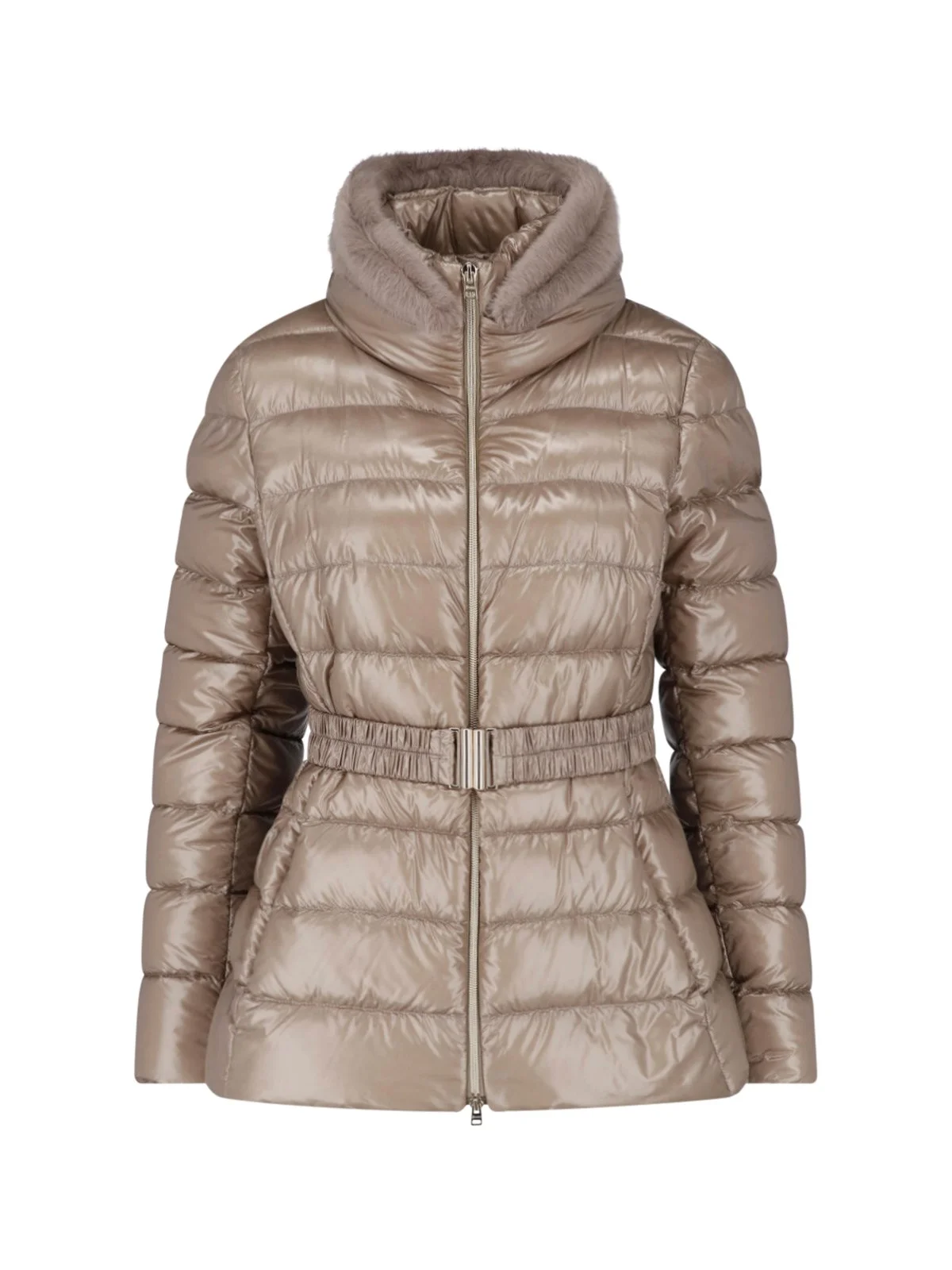 BELTED DOWN JACKET "CLAUDIA" - 1